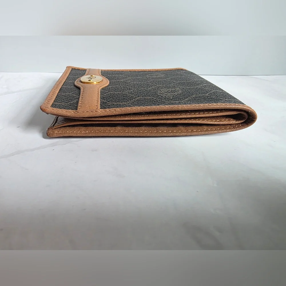 Vintage Christian Dior Honeycomb Monogram Men's Bifold Wallet - Picture 9 of 11